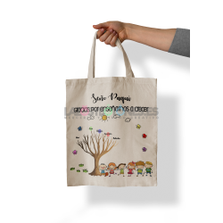 BOLSA PERSONALIZADA PROFESORES - HUELLAS