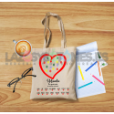 BOLSA PERSONALIZADA PROFESORES - CORAZÓN