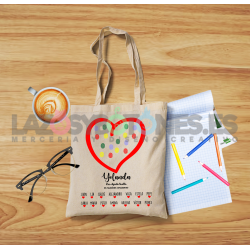 BOLSA PERSONALIZADA PROFESORES - CORAZÓN