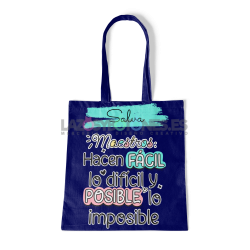 BOLSA PERSONALIZADA PROFESORES - FÁCIL