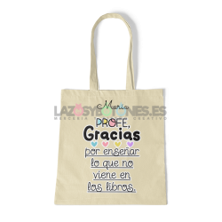 BOLSA PERSONALIZADA PROFESORES - GRACIAS