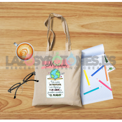 BOLSA PERSONALIZADA PROFESORES - LIBRETA