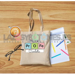 BOLSA PERSONALIZADA PROFESORES - SÍMBOLOS QUÍMICOS