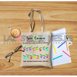 BOLSA PERSONALIZADA PROFESORES - PROFE MACETAS