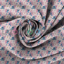 Tela Stitch Corazones - 150cm/ancho
