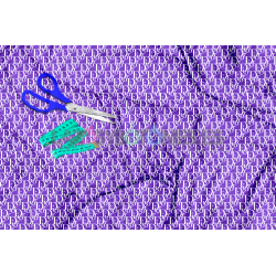 Tela Dior Morado/blanco - 150cm/ancho