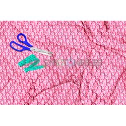 Tela Dior Fucsia / Rosa Bebé - 150cm/ancho