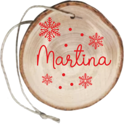 RODAJA DE MADERA - NOMBRE
