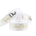 BABY DIOR BLANCO/DORADO 25MM