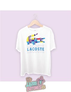 PEGATINA ROPA TODO COLOR - LACOSTE 22cm ¡¡¡DESCUENTO!!!