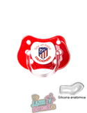 CHUPETE PERSONALIZADO ATLÉTICO DE MADRID FRASE