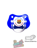 CHUPETE PERSONALIZADO BARÇA - BARCELONA FRASE