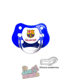 CHUPETE PERSONALIZADO BARÇA - BARCELONA NOMBRE