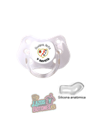 CHUPETE PERSONALIZADO RAYO VALLECANO FRASE