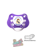 CHUPETE PERSONALIZADO REAL MADRID FRASE