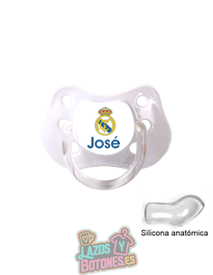 CHUPETE PERSONALIZADO REAL MADRID NOMBRE