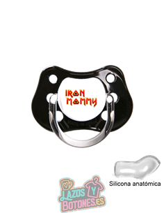 CHUPETE PERSONALIZADO - IRON MOMMY  - 0 a 6 meses