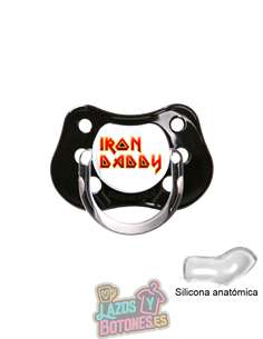 CHUPETE PERSONALIZADO - IRON DADDY  - 0 a 6 meses