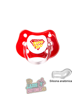 CHUPETE PERSONALIZADO - SUPER HIJO - 0 a 6 meses