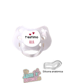 CHUPETE PERSONALIZADO T'ESTIMO AVI, AVIA, TIET, ETC - 0 a 6 meses