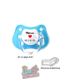 CHUPETE PERSONALIZADO VAS A SER TÍO, TIA, ETC - 0 a 6 meses
