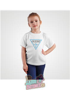 PEGATINA ROPA TODO COLOR - GUESS AZUL 15cm ¡¡¡DESCUENTO!!!