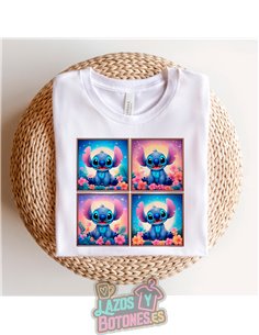 PEGATINA ROPA TODO COLOR - STITCH 15cm ¡¡¡DESCUENTO!!!