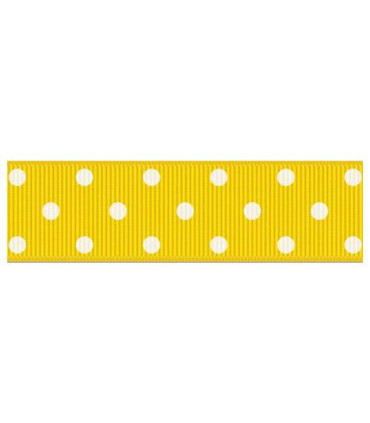 Lunares grandes AMARILLO 22mm
