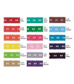 Pasacintas bordado 27mm - varios colores